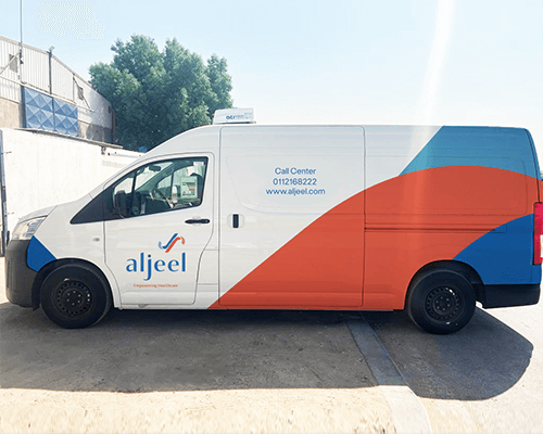 Aljeel Company Van