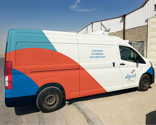 Aljeel Company Van