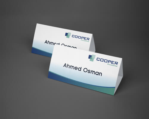 Cooper Pharma Table Tent